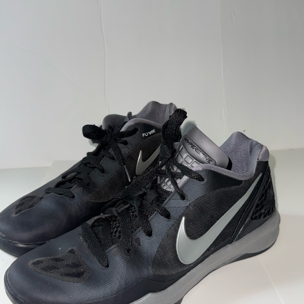 Nike Black and Silver Hyperstrike Flywire Sneakers